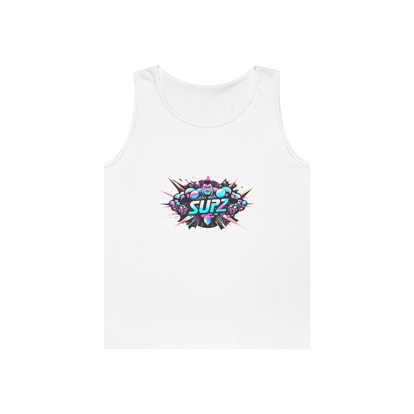 Supz Mens Heavy Cotton Tank Top – Perfect for Summer Fun!