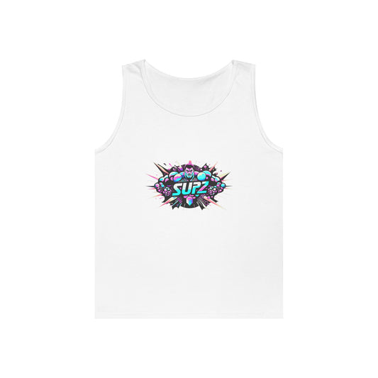 Supz Mens Heavy Cotton Tank Top – Perfect for Summer Fun!