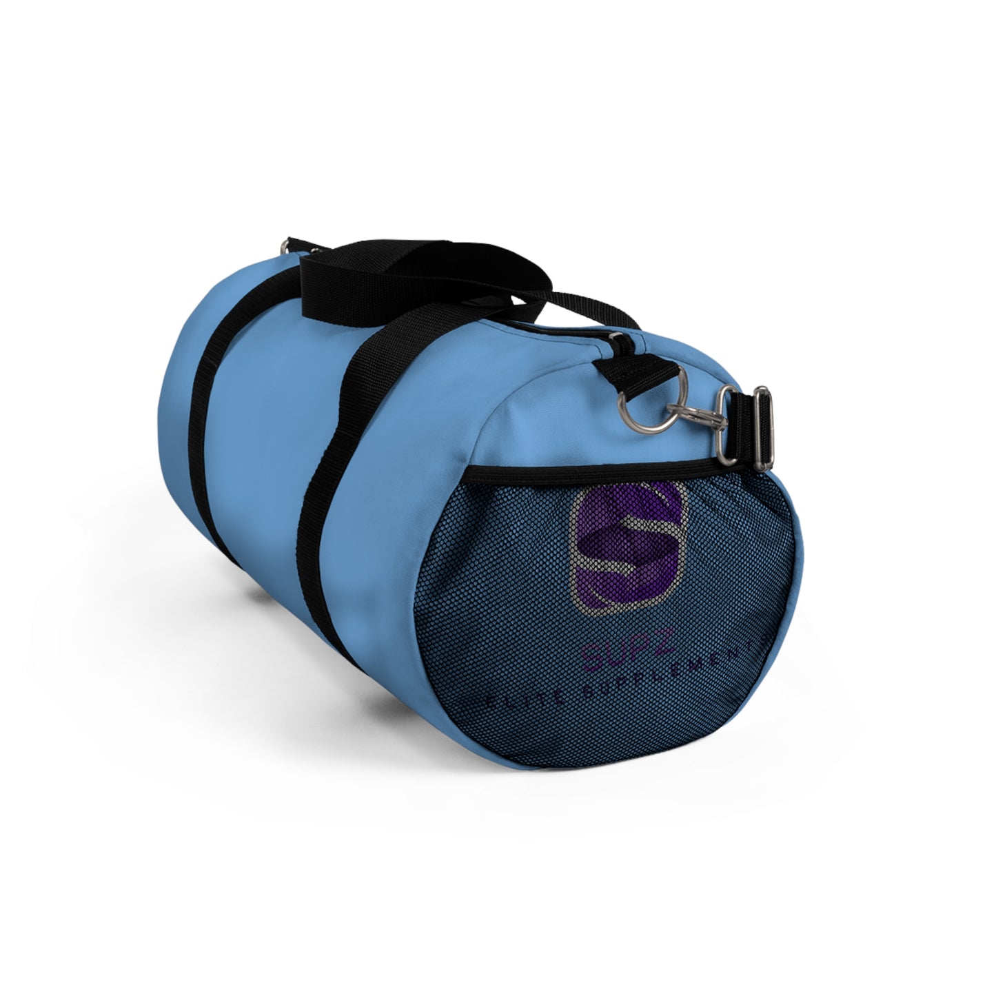 Versatile Blue Duffel Bag for Travel and Gym