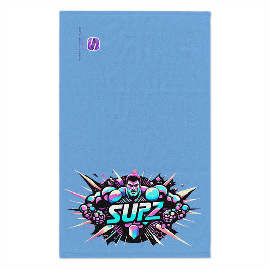 Vibrant SUPZ Rally Towel - 11x18 | Perfect for Sports & Fitness Enthusiasts