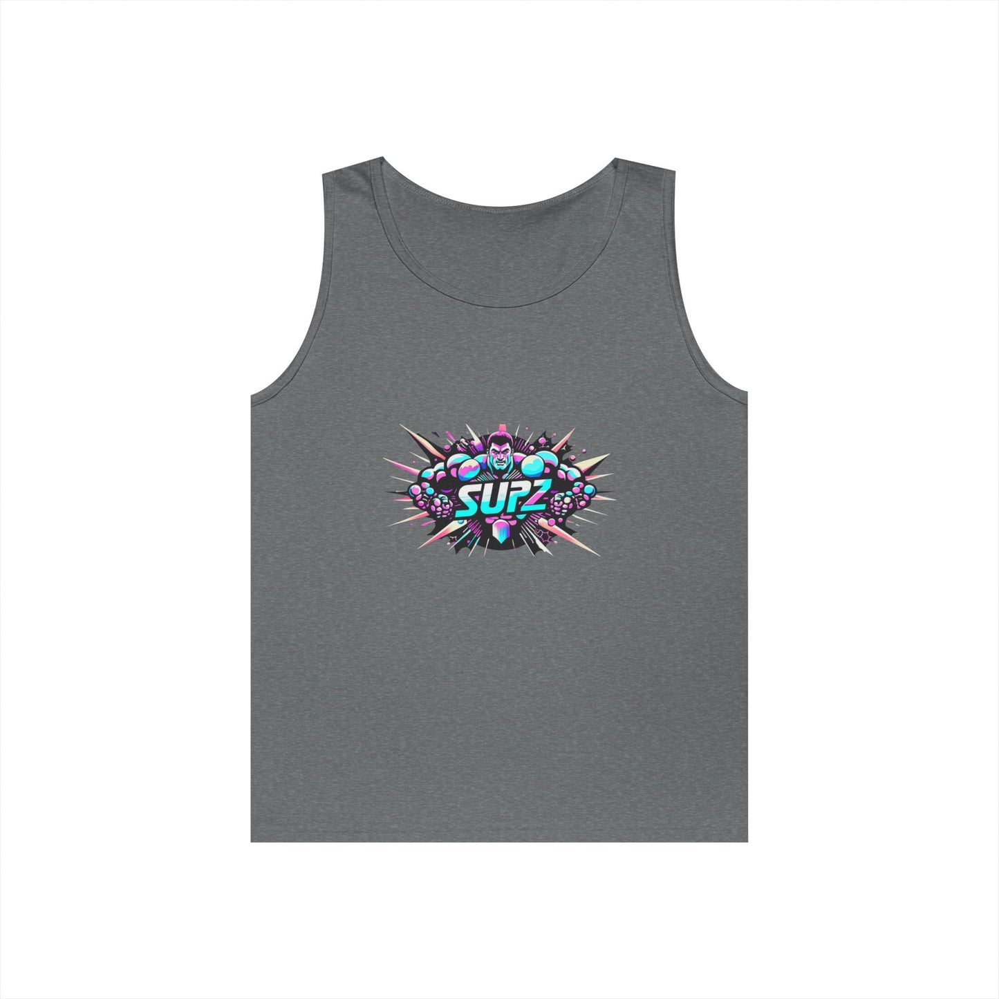 Supz Mens Heavy Cotton Tank Top – Perfect for Summer Fun!