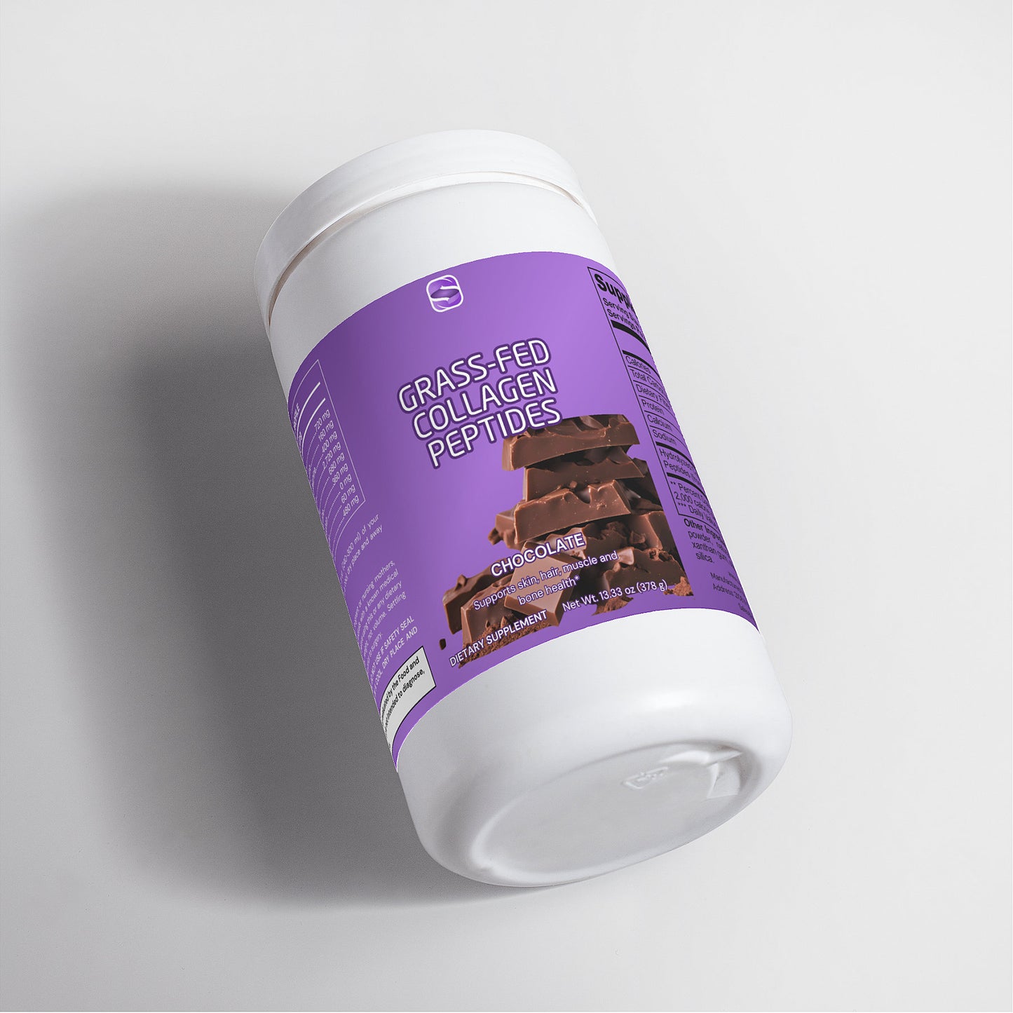 Grass-Fed Collagen Peptides Powder (Chocolate)