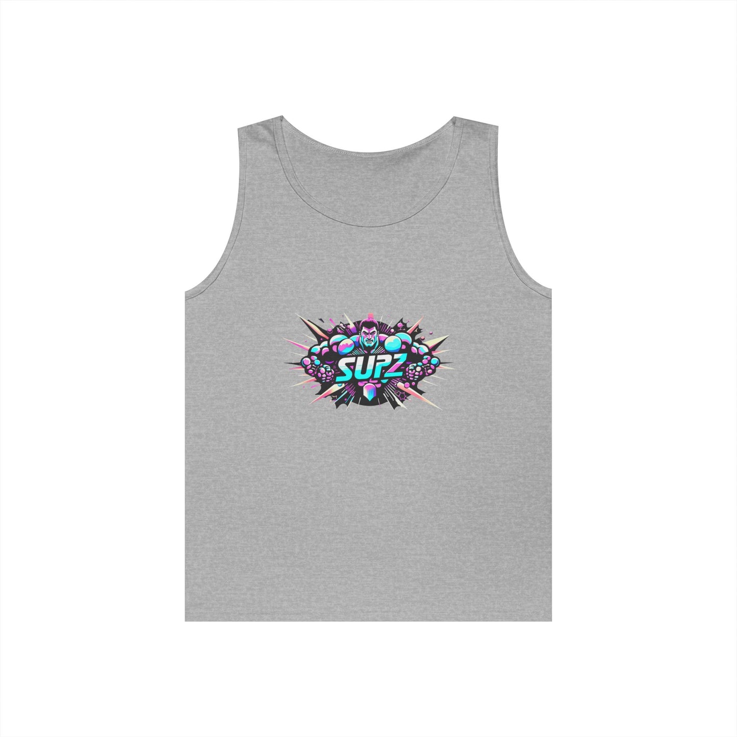 Supz Mens Heavy Cotton Tank Top – Perfect for Summer Fun!