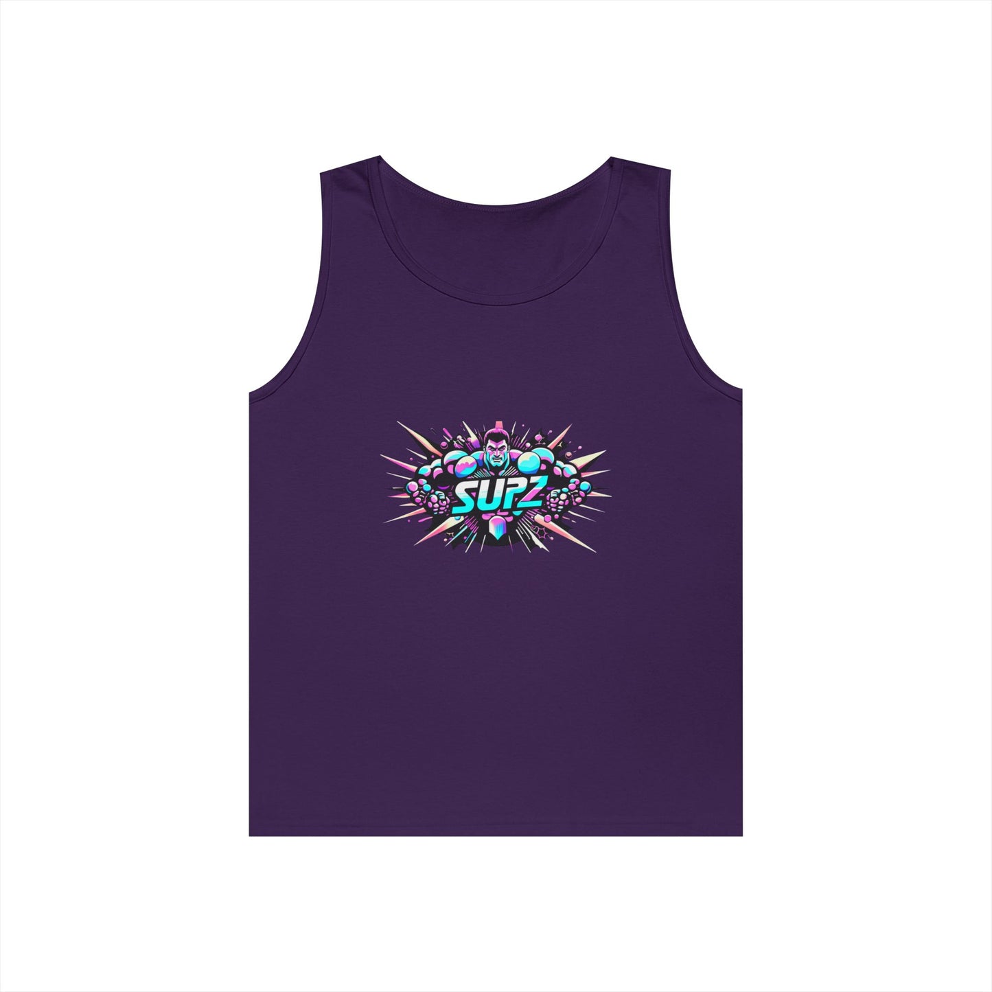 Supz Mens Heavy Cotton Tank Top – Perfect for Summer Fun!