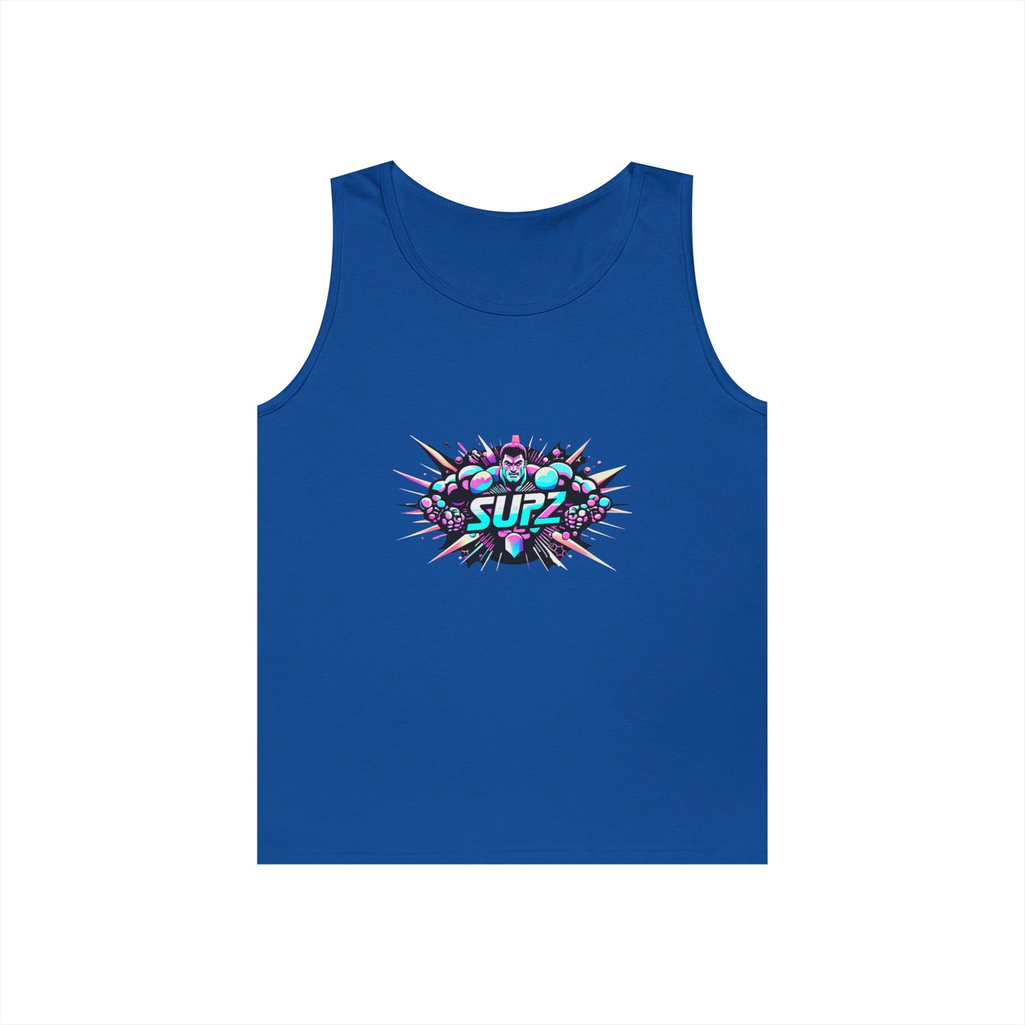 Supz Mens Heavy Cotton Tank Top – Perfect for Summer Fun!