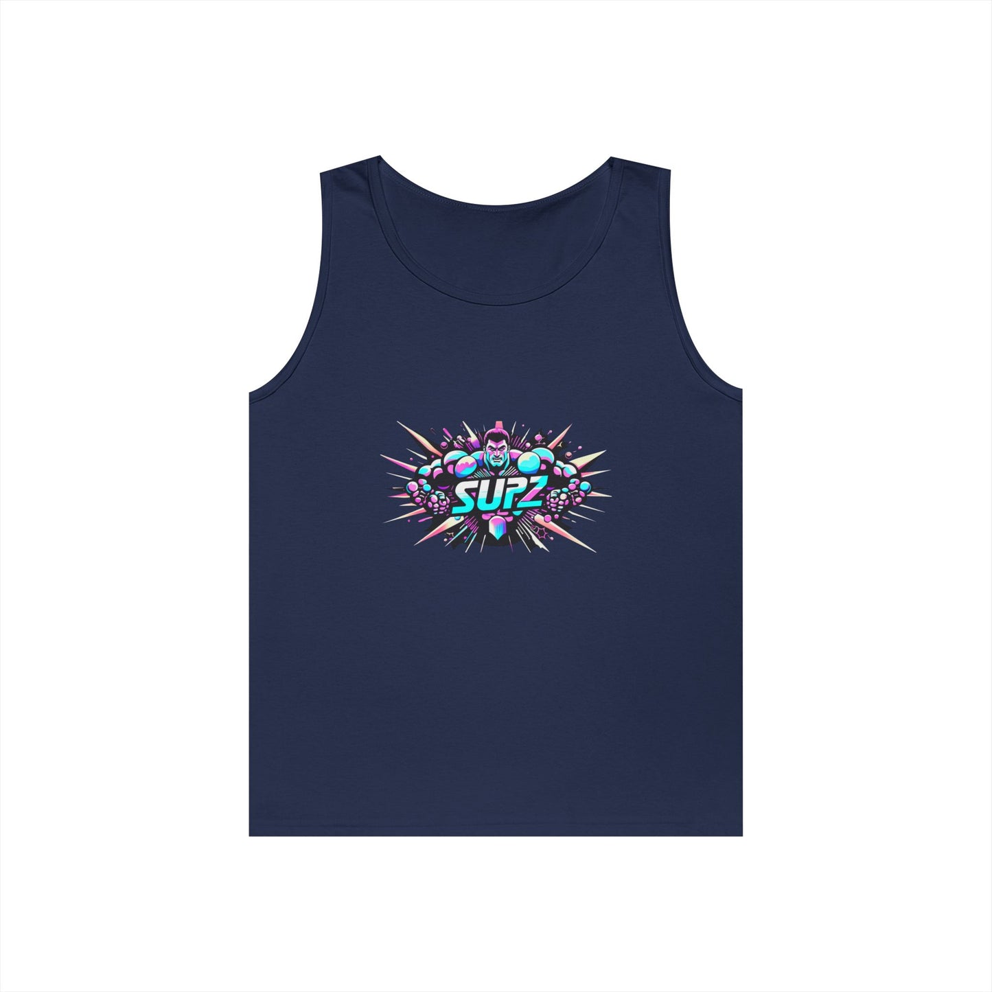 Supz Mens Heavy Cotton Tank Top – Perfect for Summer Fun!