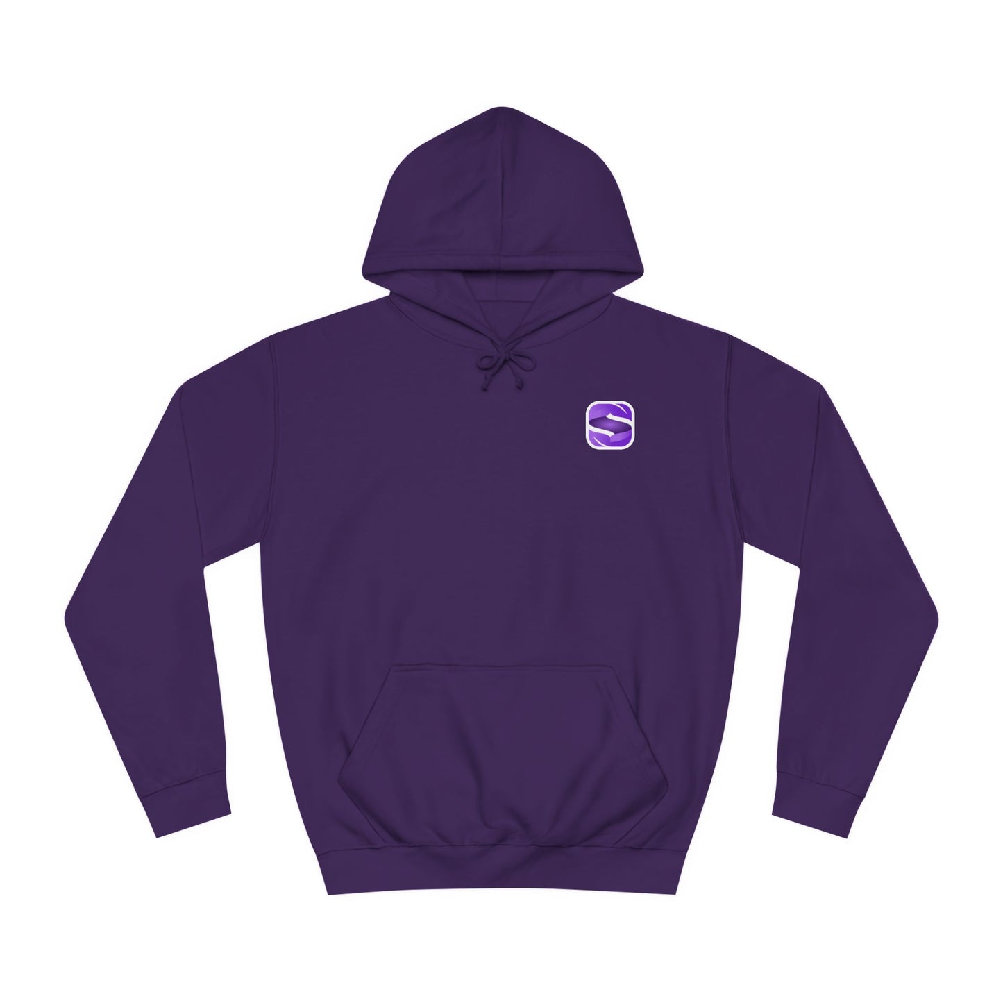 Purple Fitness Explosion Supz Hoodie front view for women